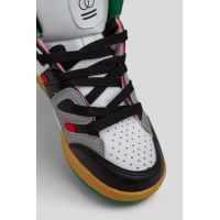 Кроссовки женские демисезонные, цвет серо-желтый, 243R8939B