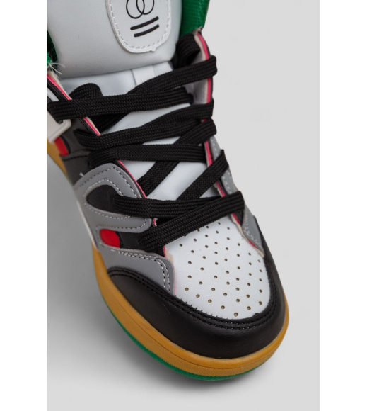 Кроссовки женские демисезонные, цвет серо-желтый, 243R8939B