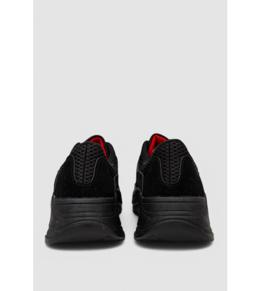 Кроссовки женские, цвет черно-красный, 248RC01
