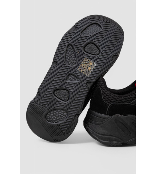 Кроссовки женские, цвет черно-красный, 248RC01