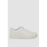 Кеды женские, цвет бело-сиреневый, 248RR71