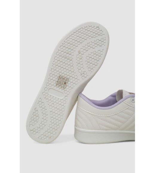 Кеды женские, цвет бело-сиреневый, 248RR71