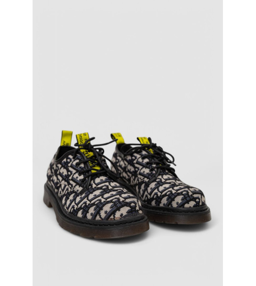 Лоферы женские на шнурках, цвет черный, 248RRT17-15