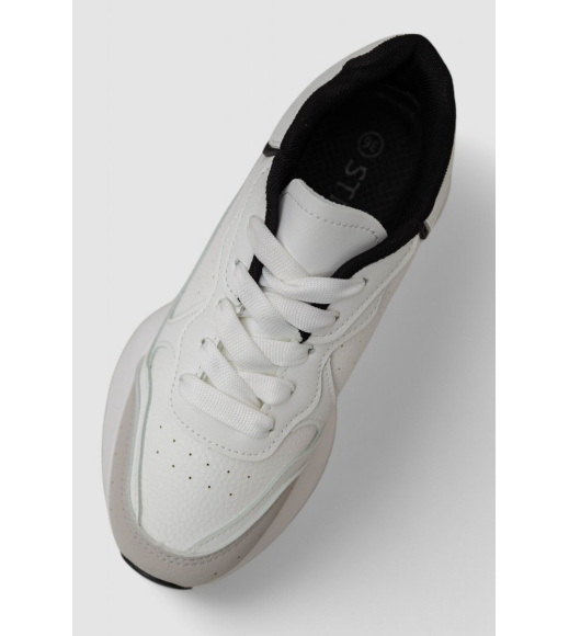 Кроссовки женские, цвет бело-серый, 248RXM30-86