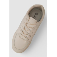 Кеди жіночі однотонні, колір бежевий, 248RAD170