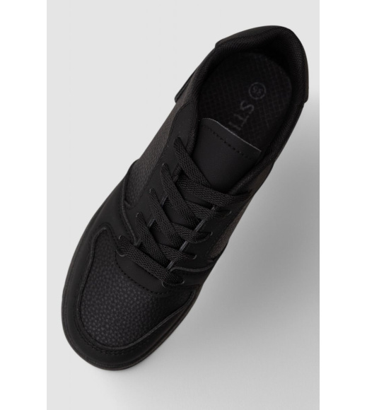 Кеды женские, цвет черный, 248RAD80