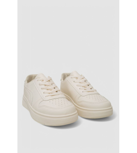 Кеды женские, цвет бежевый, 248RR151