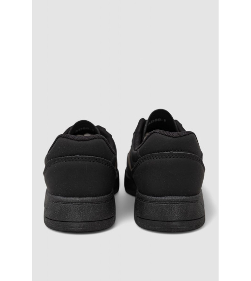 Кеды женские однотонные, цвет черный, 248RAD50