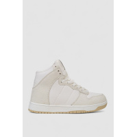 Кроссовки женские зимние на меху, цвет бело-бежевый, 248RH1060-5