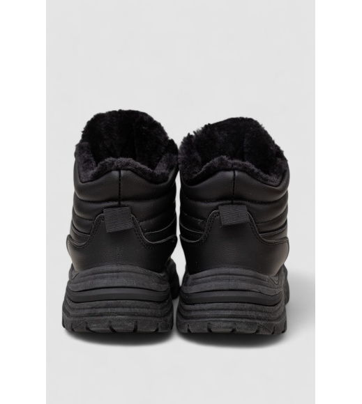 Кроссовки женские зимние на меху, цвет черный, 248RDM10