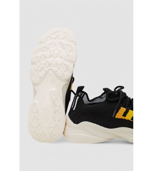 Кроссовки женские текстильные, цвет черный, 244R281K