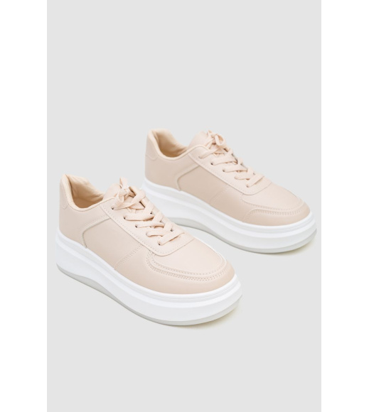 Кроссовки женские, цвет бежевый, 243R188-211