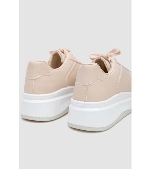 Кроссовки женские, цвет бежевый, 243R188-211