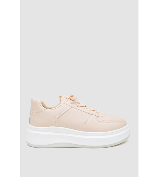 Кроссовки женские, цвет бежевый, 243R188-211