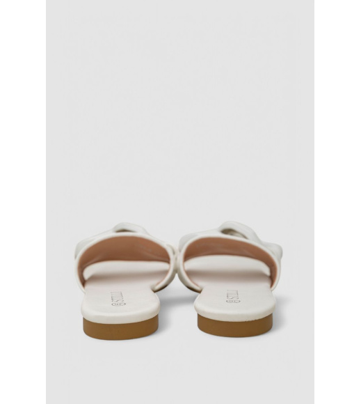 Шлепанцы женские, цвет белый, 248RL165