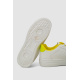Кеды женские, цвет бело-желтый, 248RR150