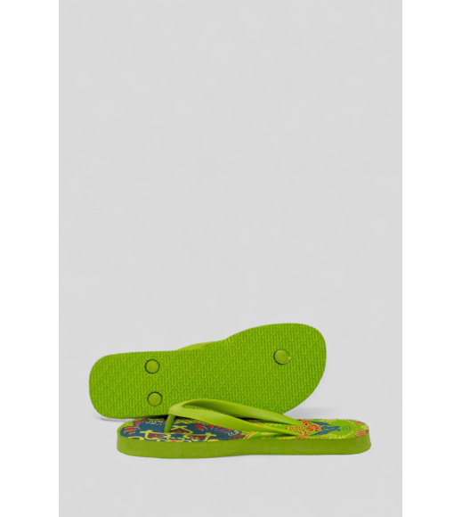 Вьетнамки женские, цвет салатовый, 244R342