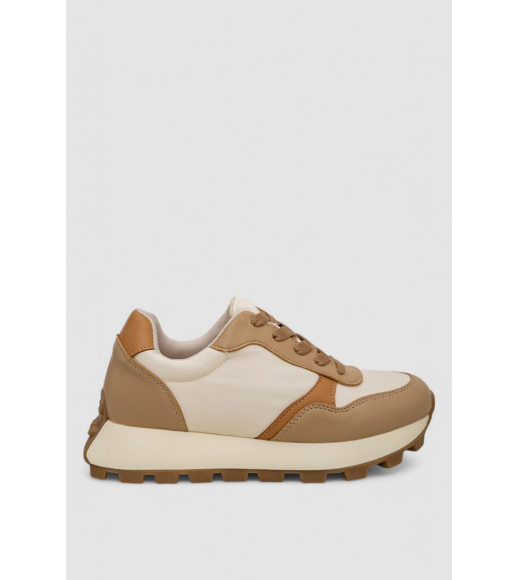 Кроссовки женские демисезонные, цвет бежевый, 248R214