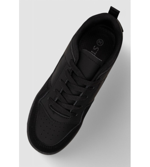 Кеды женские, цвет черный, 248RAD160