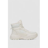 Кроссовки женские зимние на меху, цвет белый, 248RDM05