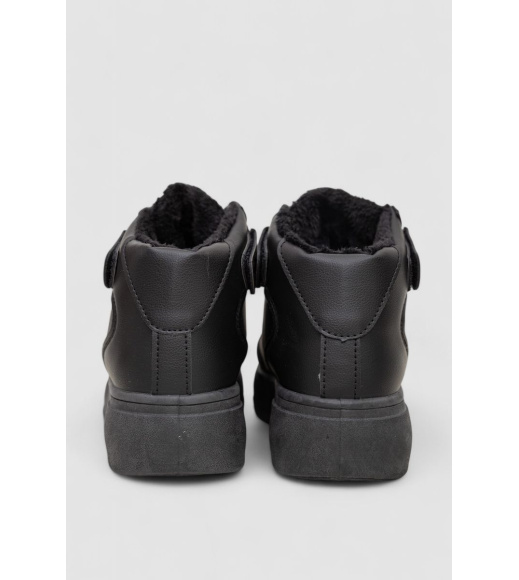Кроссовки женские зимние на меху, цвет черный, 248RQT17