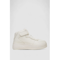 Кроссовки женские зимние на меху, цвет белый, 248RQT17