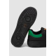 Кеды женские, цвет черно-зеленый, 248R115
