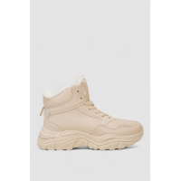 Кроссовки женские зимние на меху ., цвет бежевый, 248RDM11