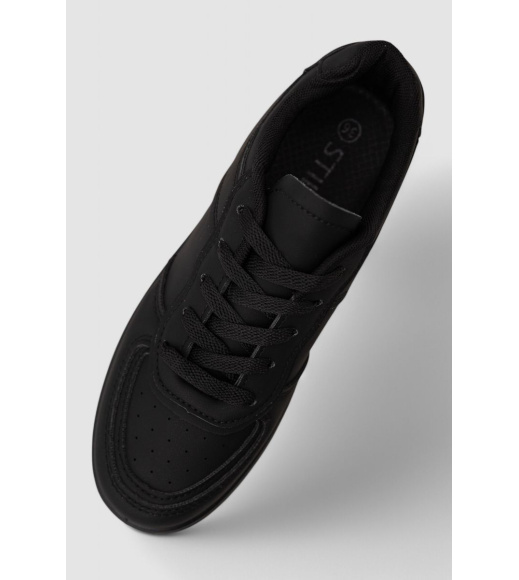 Кеды женские, цвет черный, 248RAJ30