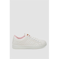 Кеды женские, цвет бело-розовый, 248RR71