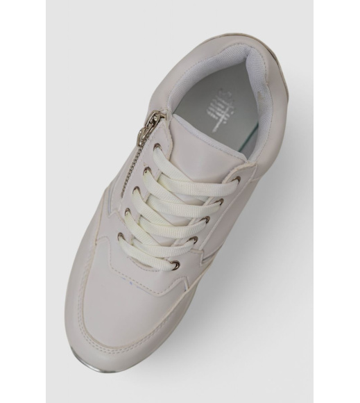 Кроссовки женские, цвет белый, 248R153