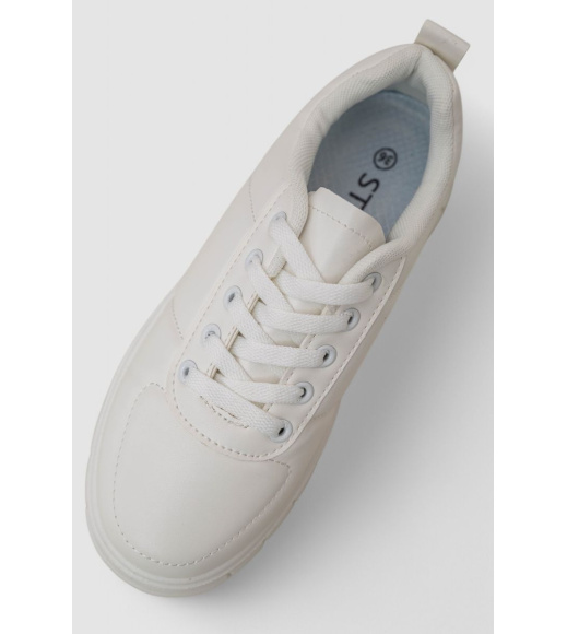 Кроссовки женские демисезонные, цвет белый, 248RBL45