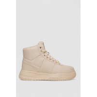 Кроссовки женские зимние на меху, цвет бежевый, 248RCX701