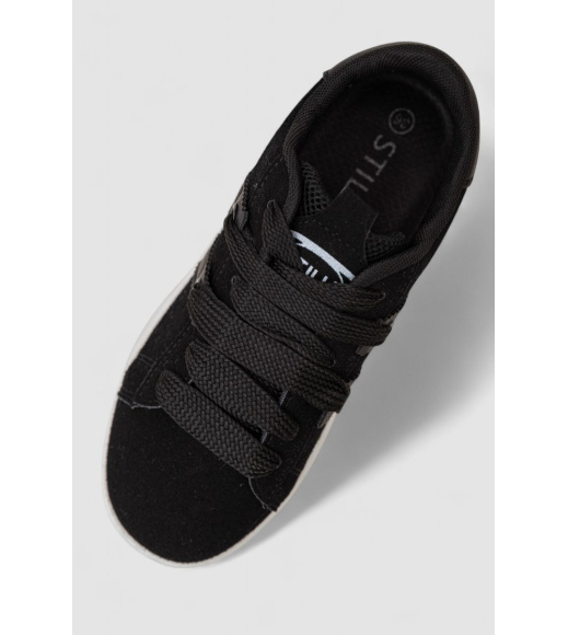 Кроссовки женские замша, цвет черный, 248RJH800-5