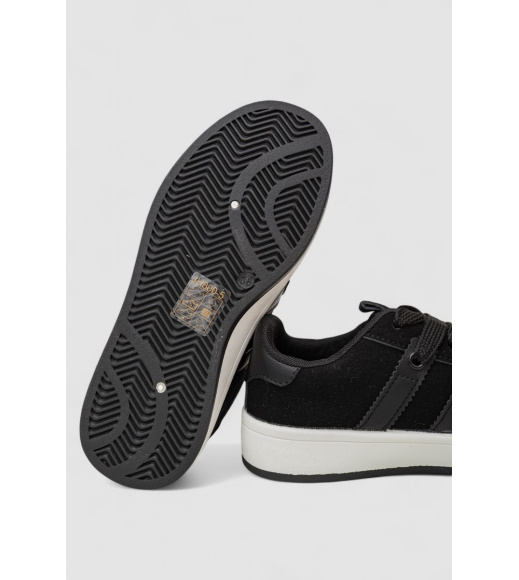 Кроссовки женские замша, цвет черный, 248RJH800-5