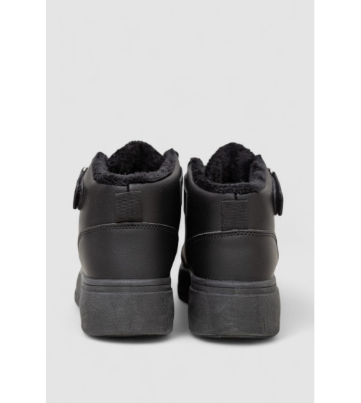 Кроссовки женские зимние на меху, цвет черный, 248RQT16