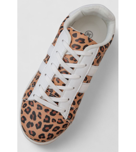 Кроссовки женские демисезонные, цвет бежево-белый, 243R2025-2