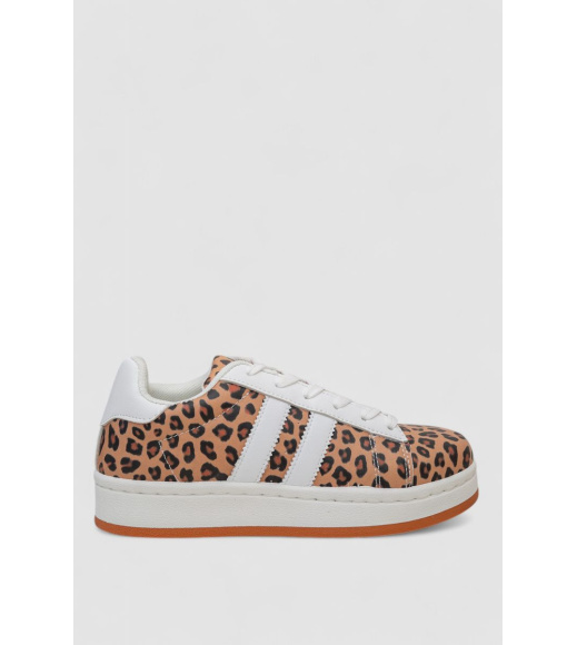 Кроссовки женские демисезонные, цвет бежево-белый, 243R2025-2