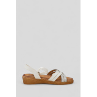 Босоножки женские, цвет белый, 244RTZ-8