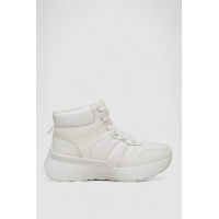 Кроссовки женские зимние на меху, цвет белый, 248RXM17