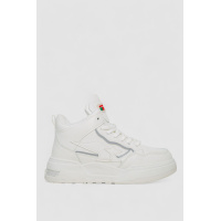 Кроссовки женские на меху, цвет белый, 243R106-1