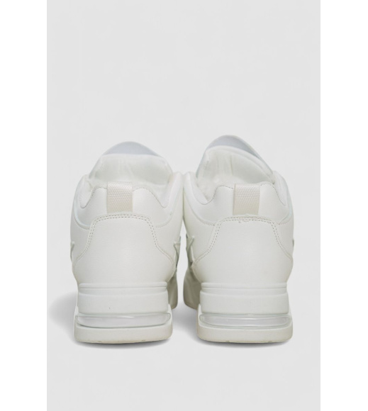 Кроссовки женские на меху, цвет белый, 243R106-1