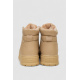 Кроссовки женские зимние на меху, цвет темно-бежевый, 248RMB03