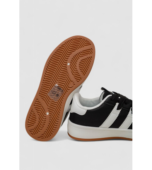 Кроссовки женские кожа, цвет черно-белый, 248RJH900-5