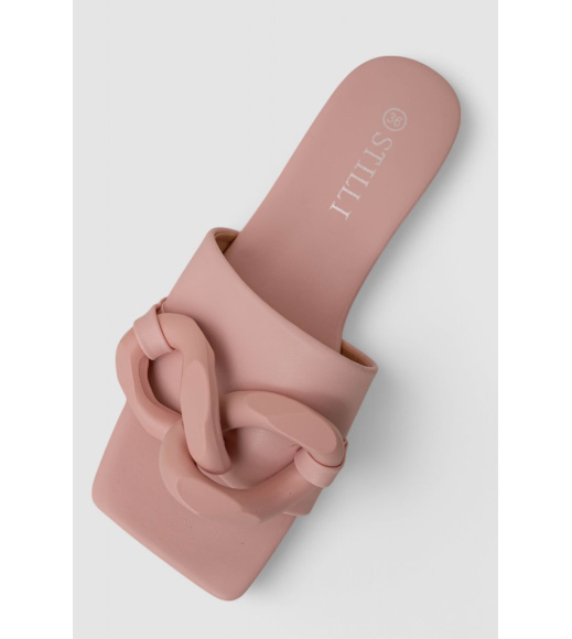 Шлепанцы женские, цвет розовый, 248RL165