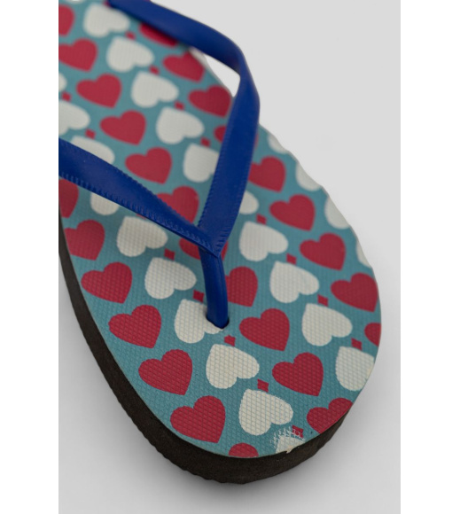 Вьетнамки женские, цвет синий, 244R343