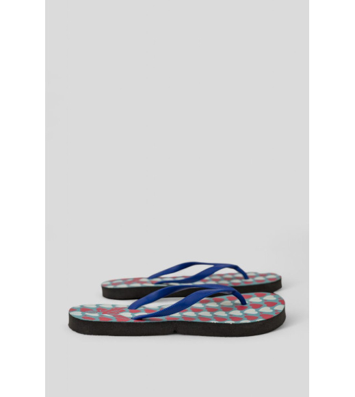 Вьетнамки женские, цвет синий, 244R343