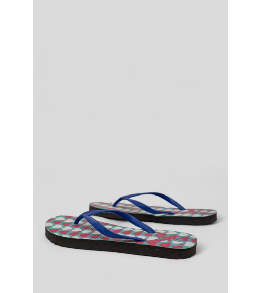 Вьетнамки женские, цвет синий, 244R343