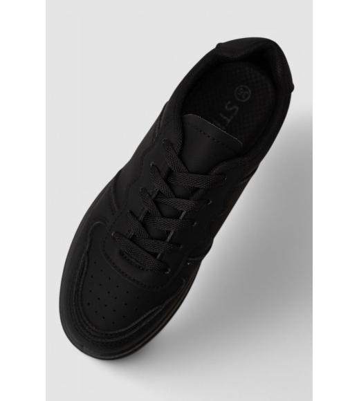 Кеды женские, цвет черный, 248RBB110