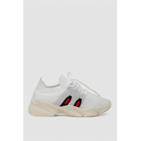 Кроссовки женские текстильные, цвет белый, 244R232K